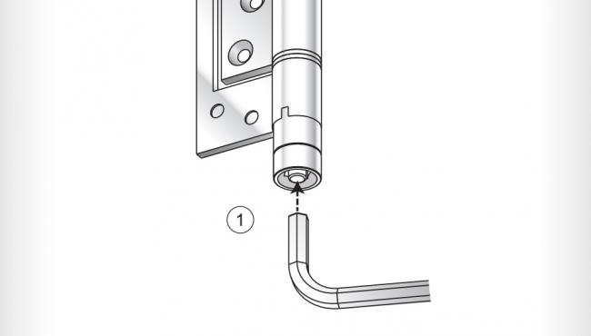 Surelock 5 adjustment with an allen key